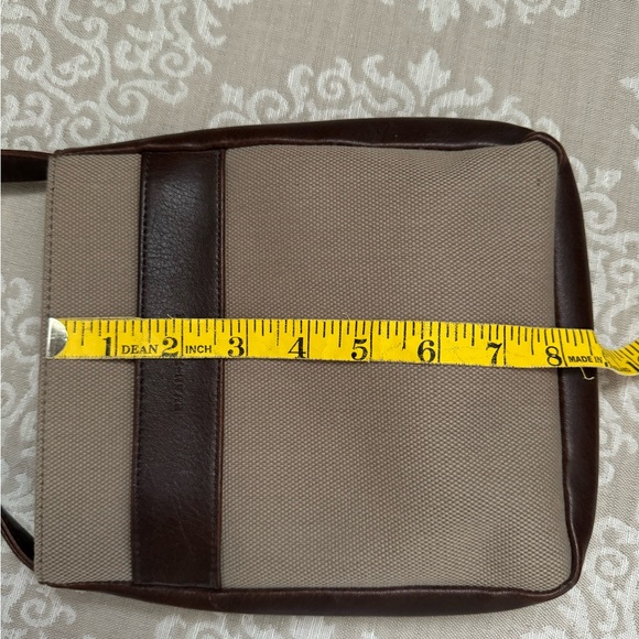 Vtg Evan Picone Brown Tan Crossbody Bag - Picture 13 of 14